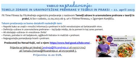 VABILO NA PREDAVANJE